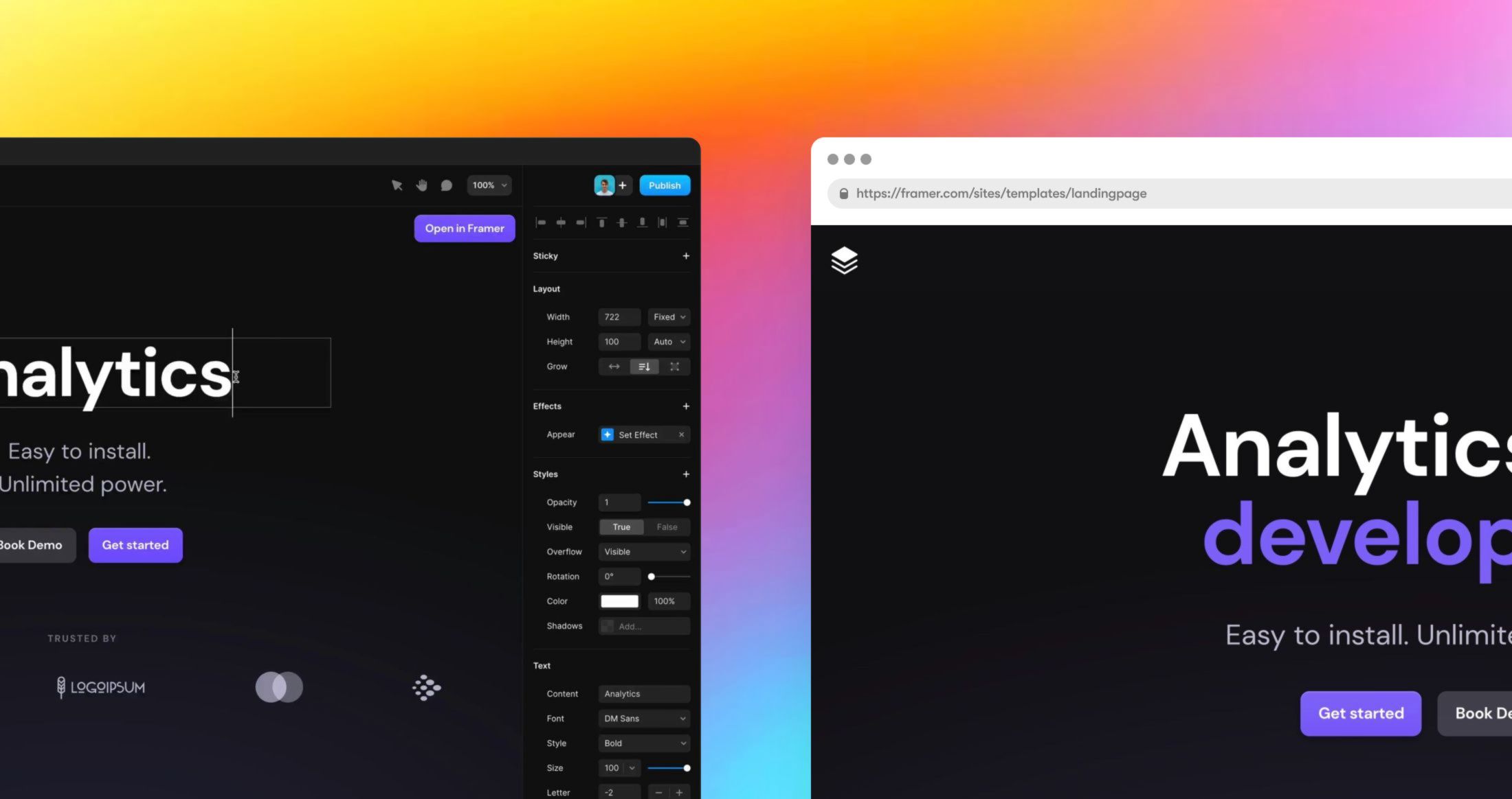 Framer Design Beautiful Websites In Minutes