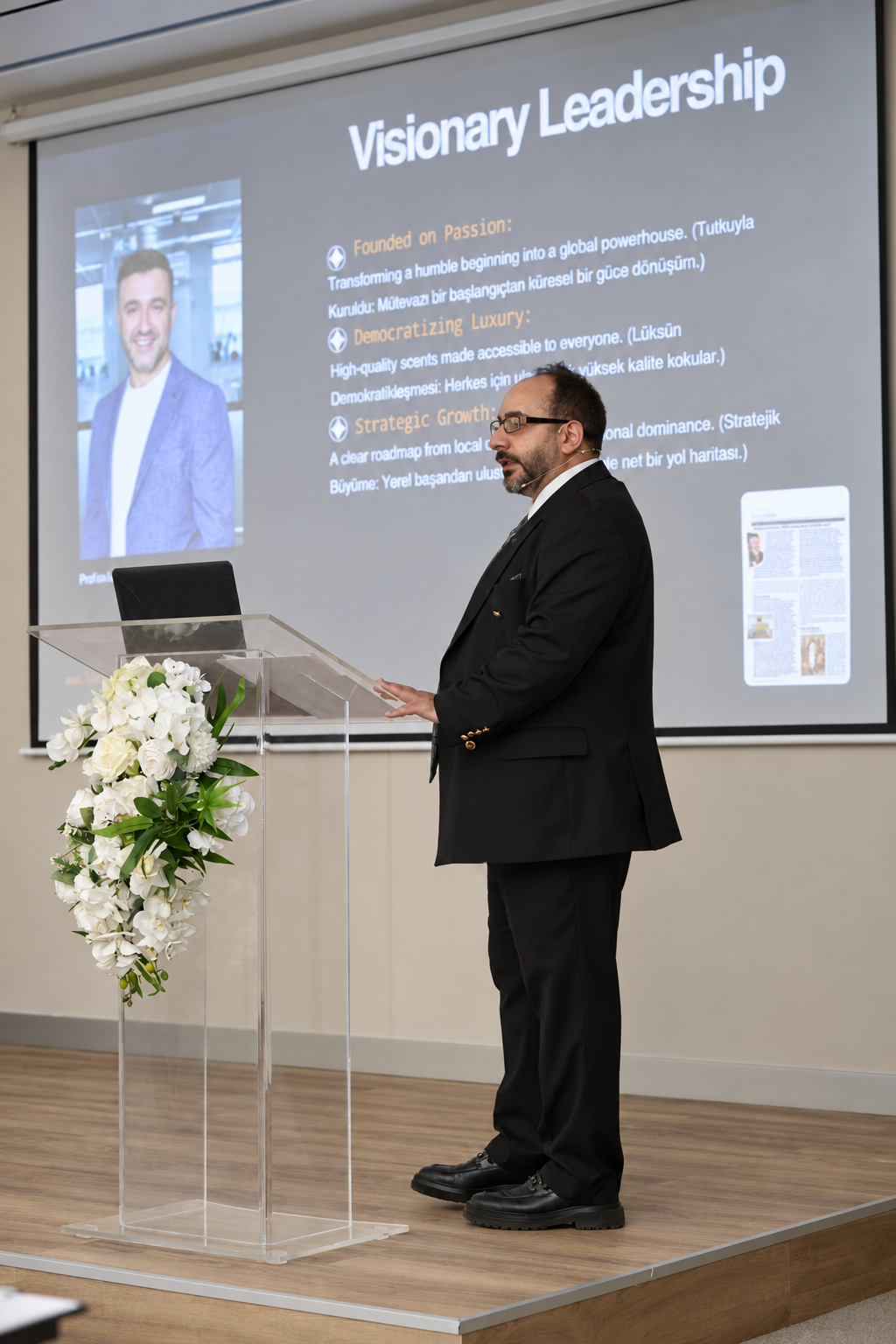 Gökhan Akdağ İstanbul Üniversitesi konuşmasında
