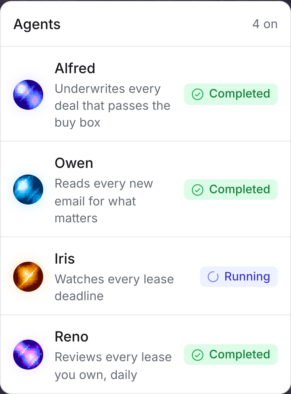 Agents in Rets