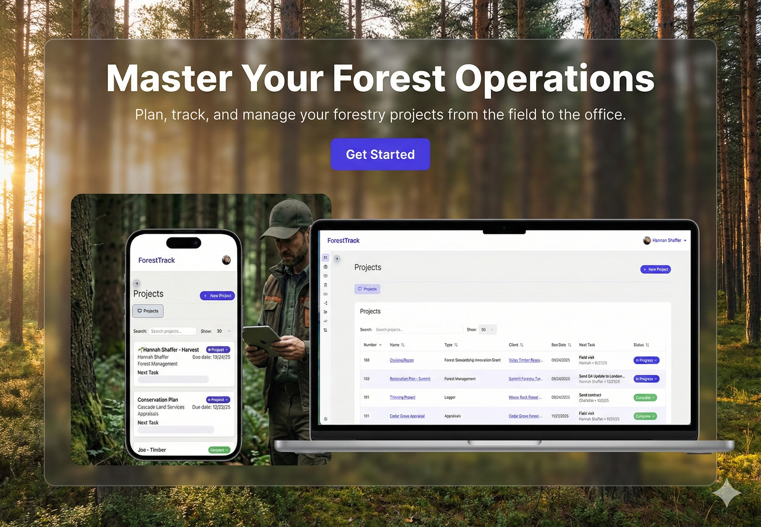 Tree Tracking Software ForestTrack - Forestry Business Management Software