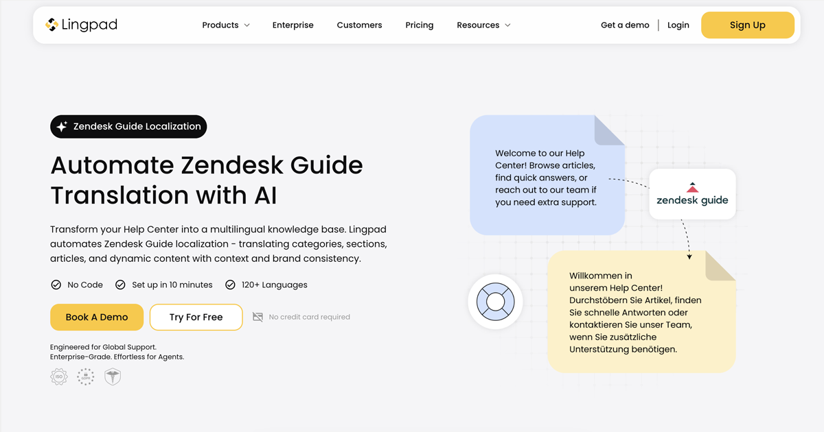 Zendesk Help Center Translation for Multilingual Support Articles | Lingpad