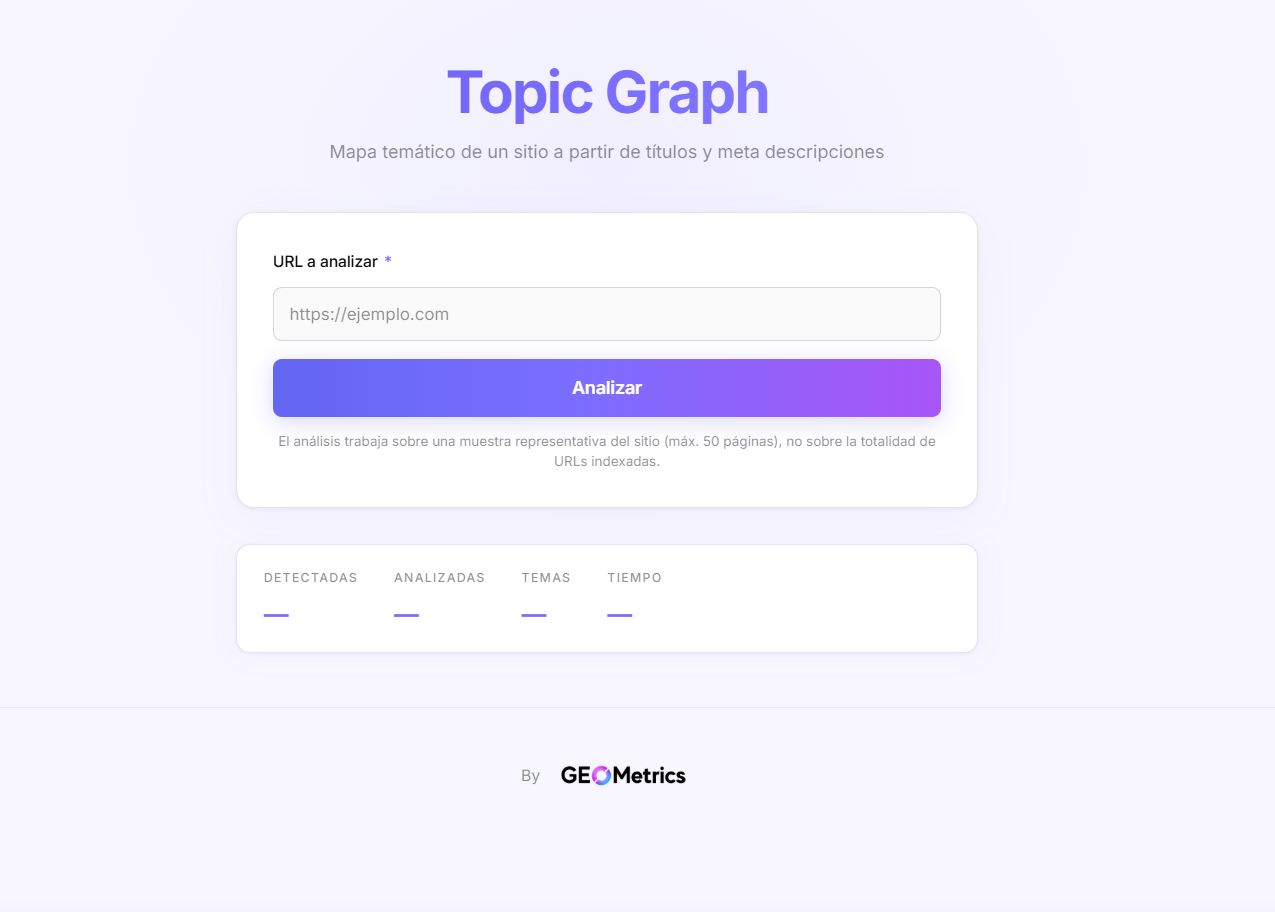 Topic Graph Tool – Build Your Website's Complete Topic Structure for AI