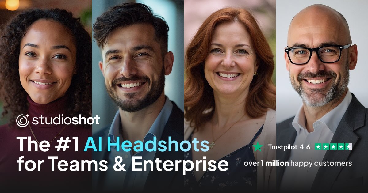 StudioShot for Teams | Consistent AI Headshots at Scale
