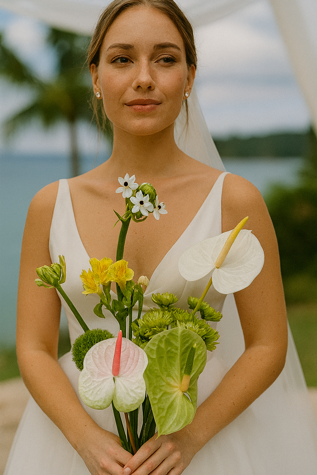Bridal bouquet on Koh Samui