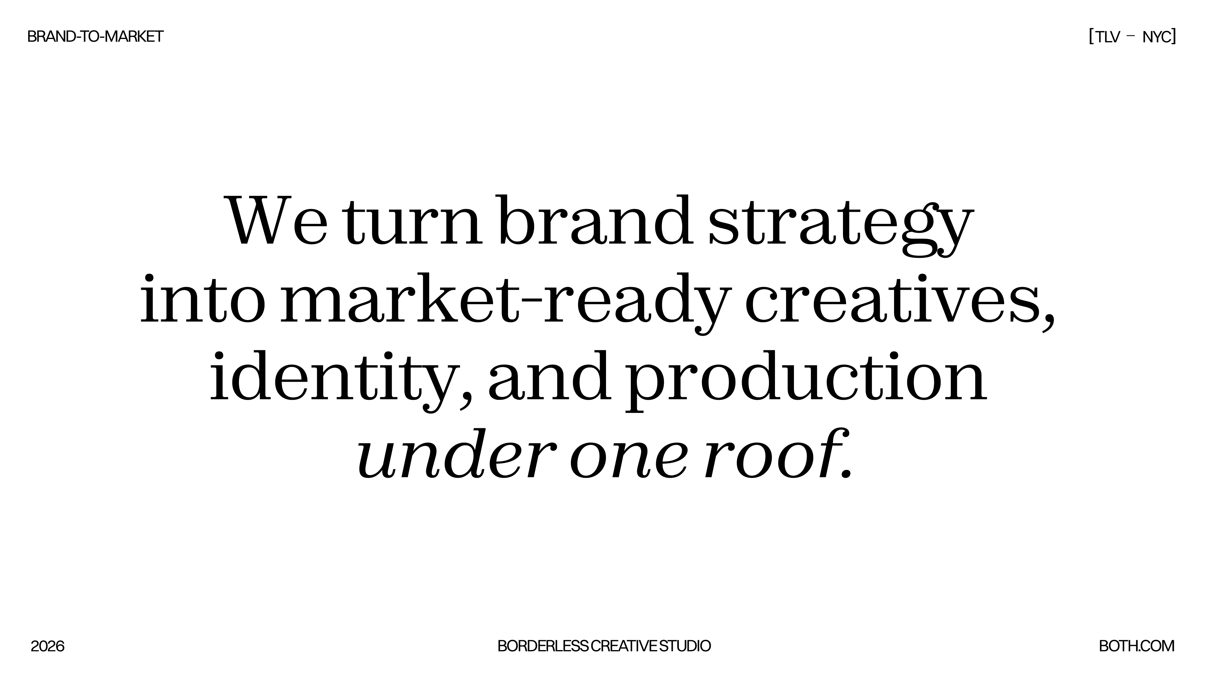 Both — Borderless Creative Studio