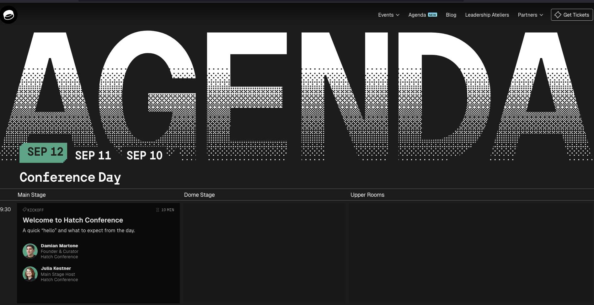 Welcome to Hatch Conference