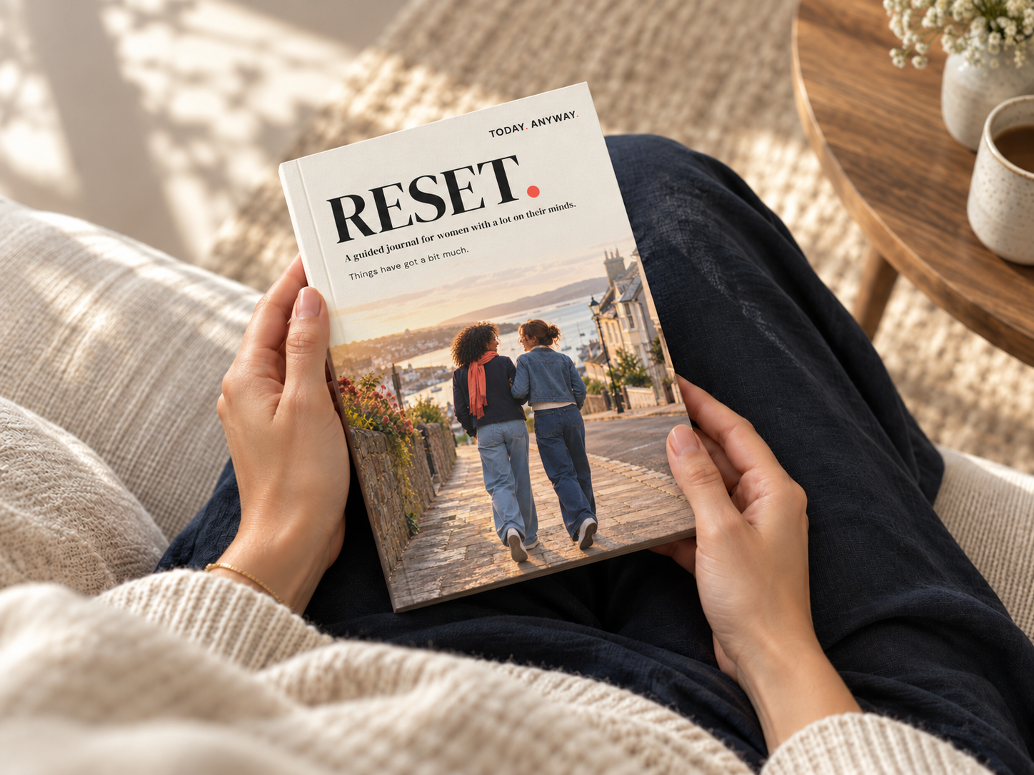 A woman holding RESET. with its two-women front cover