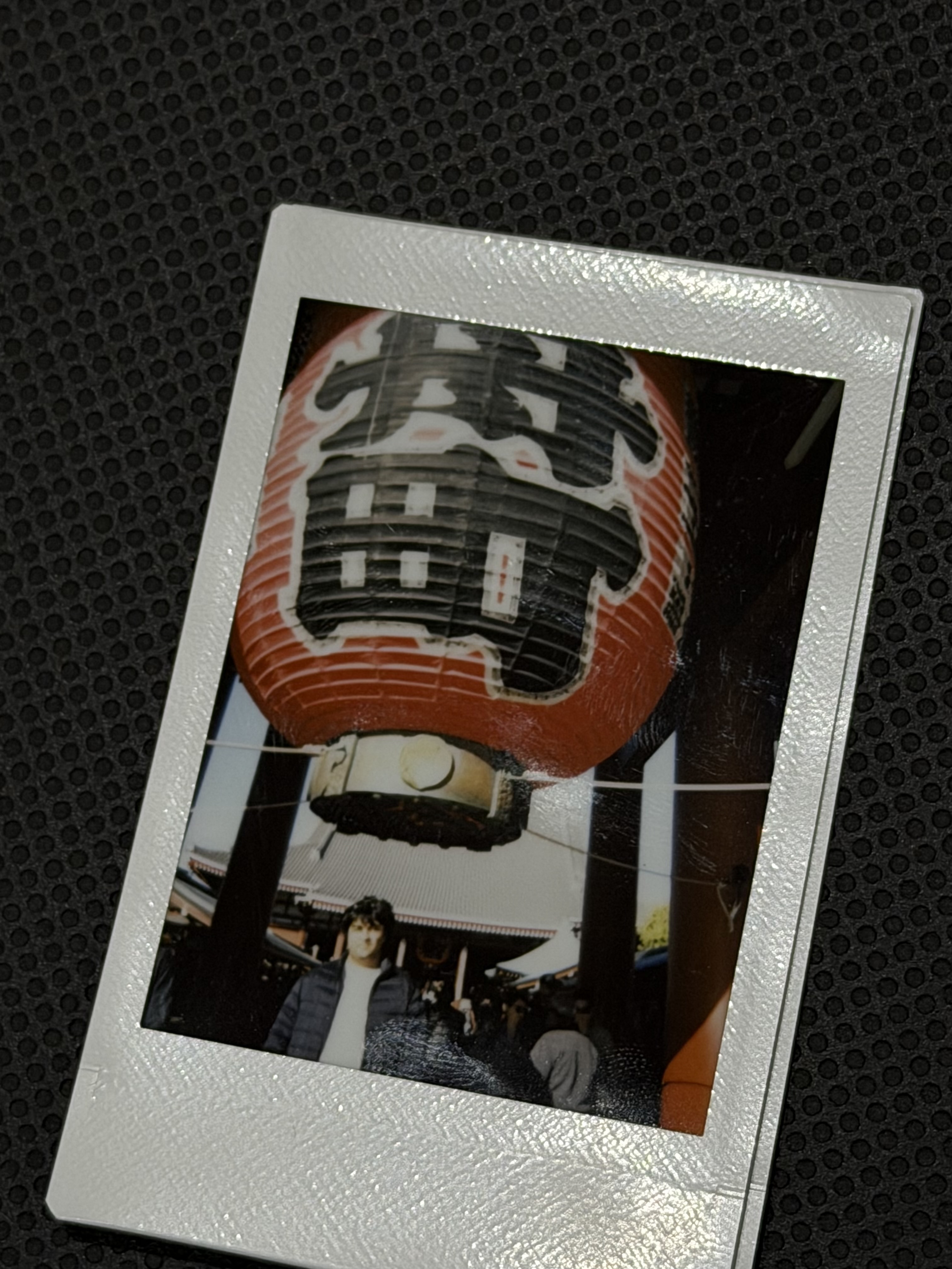 A half-cut polaroid because I couldn't fit it
