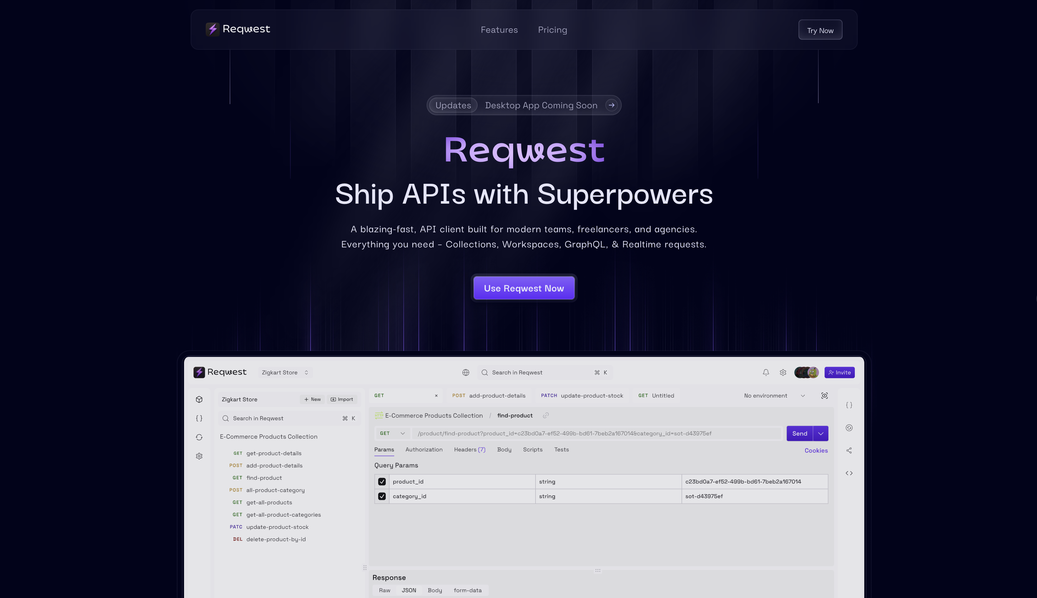 Api Rwp Reqwest - Modern way of doing APIs