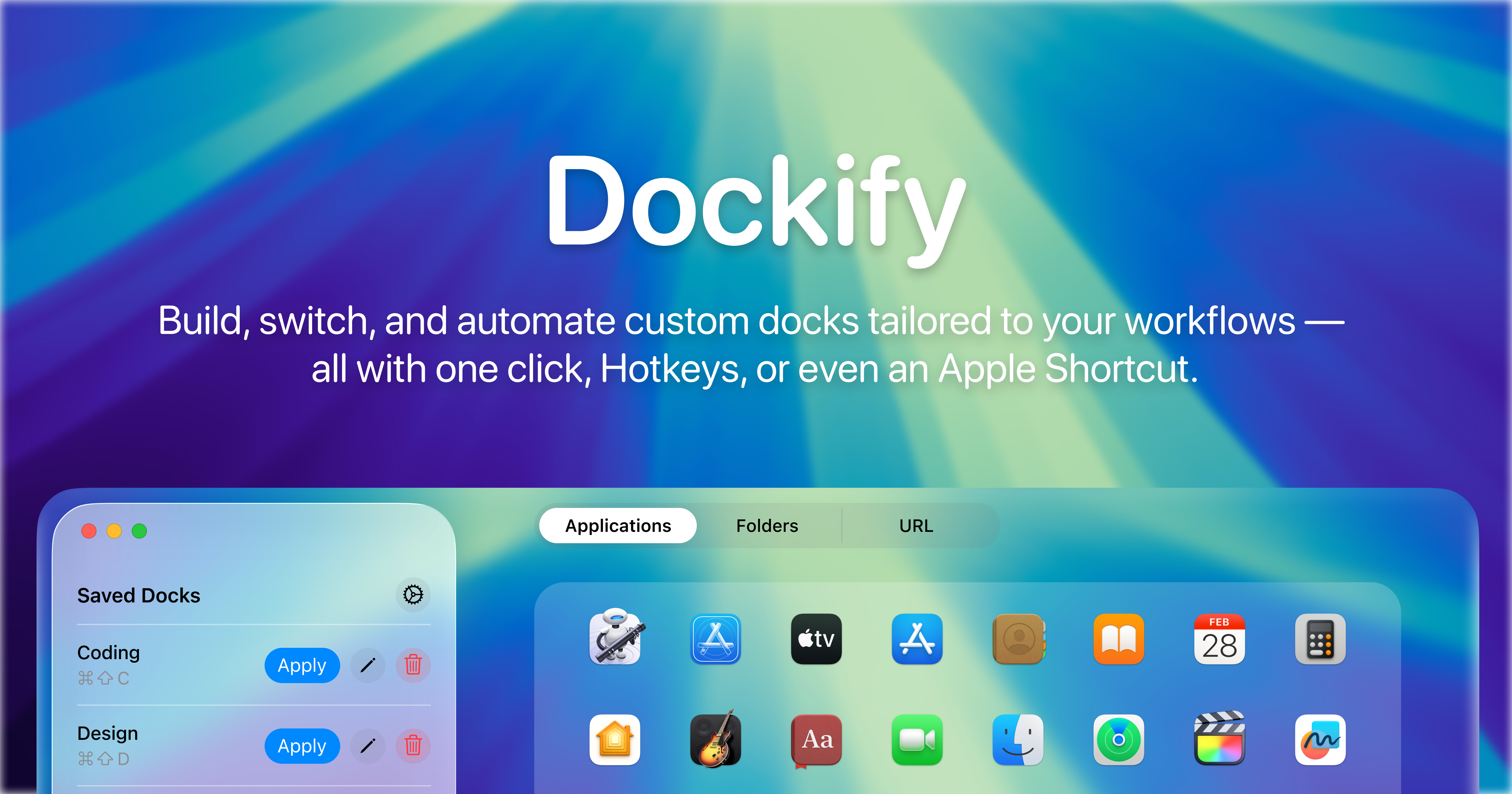 Screenshot of Dockify 