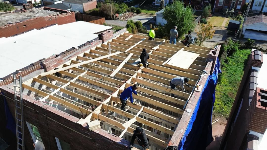 Flat roof rebuild