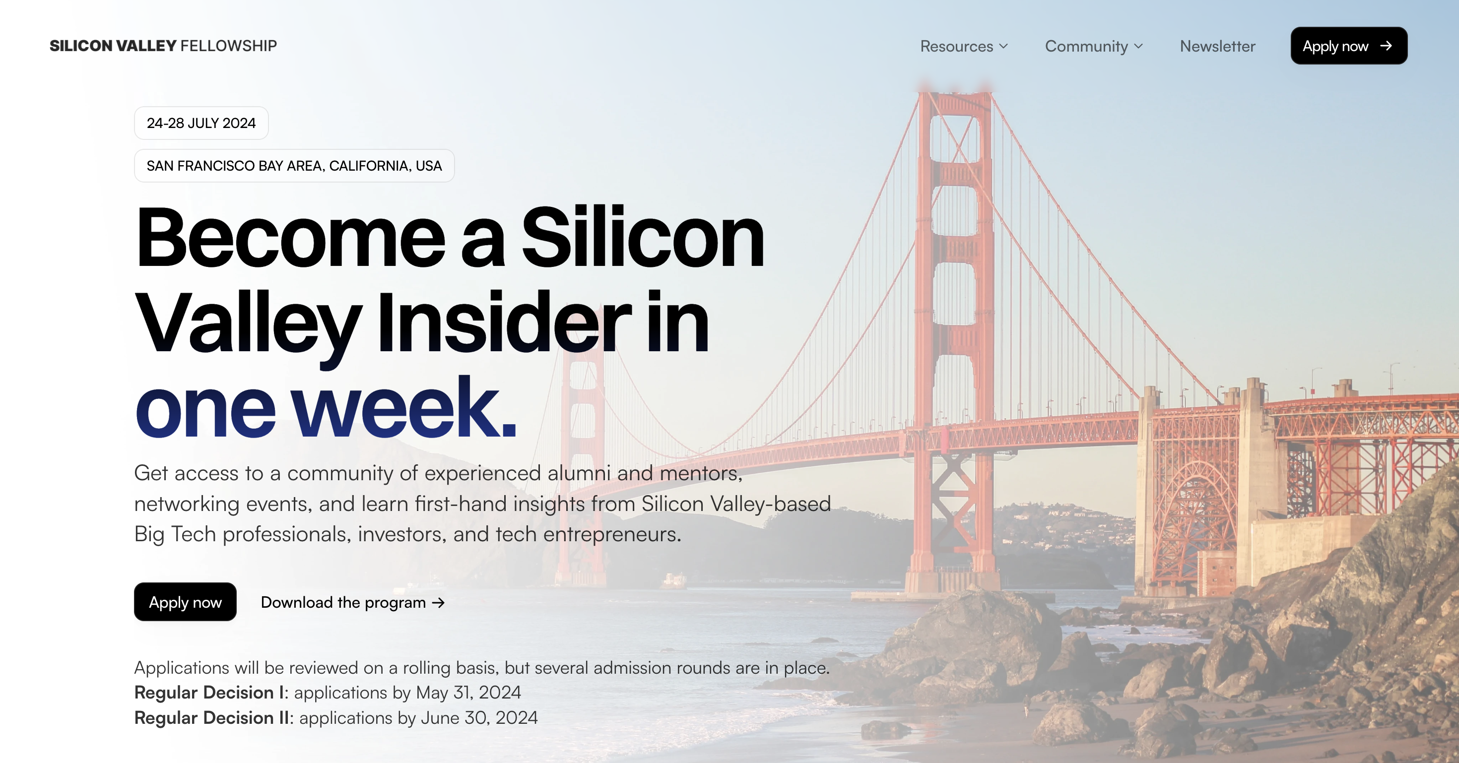 Silicon Valley Fellowship