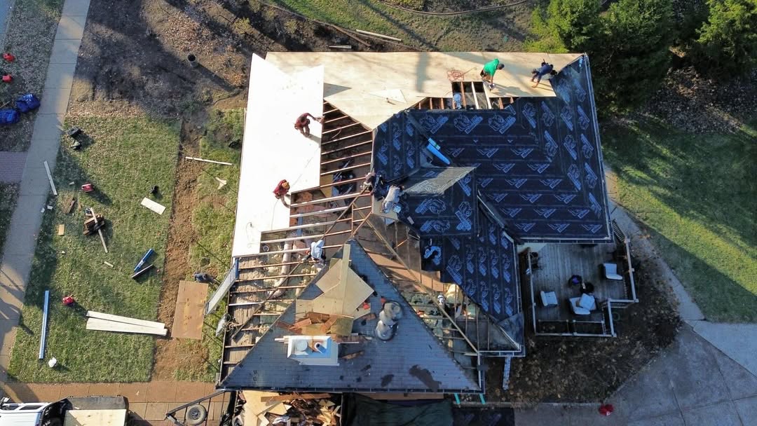 Residential roof tear-off