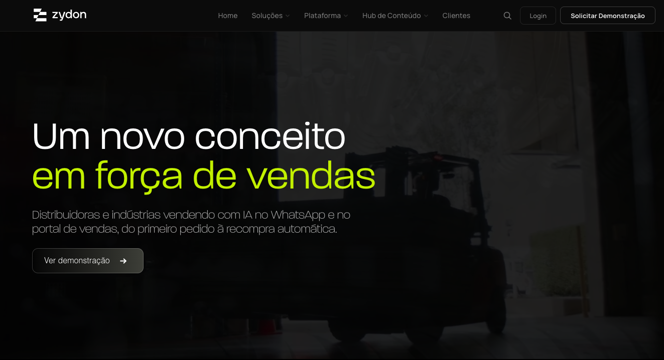 E-commerce B2B para Autopeças | Catálogo técnico e recompra | Zydon