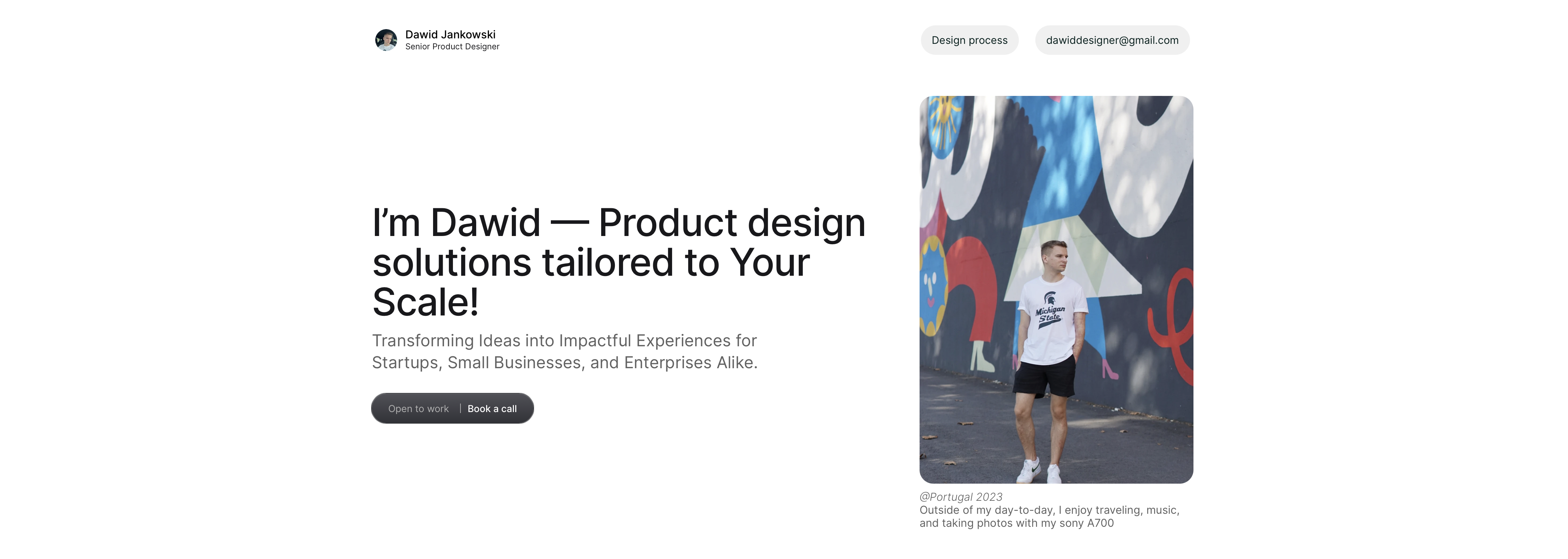 Dawid Jankowski - Senior Product Designer