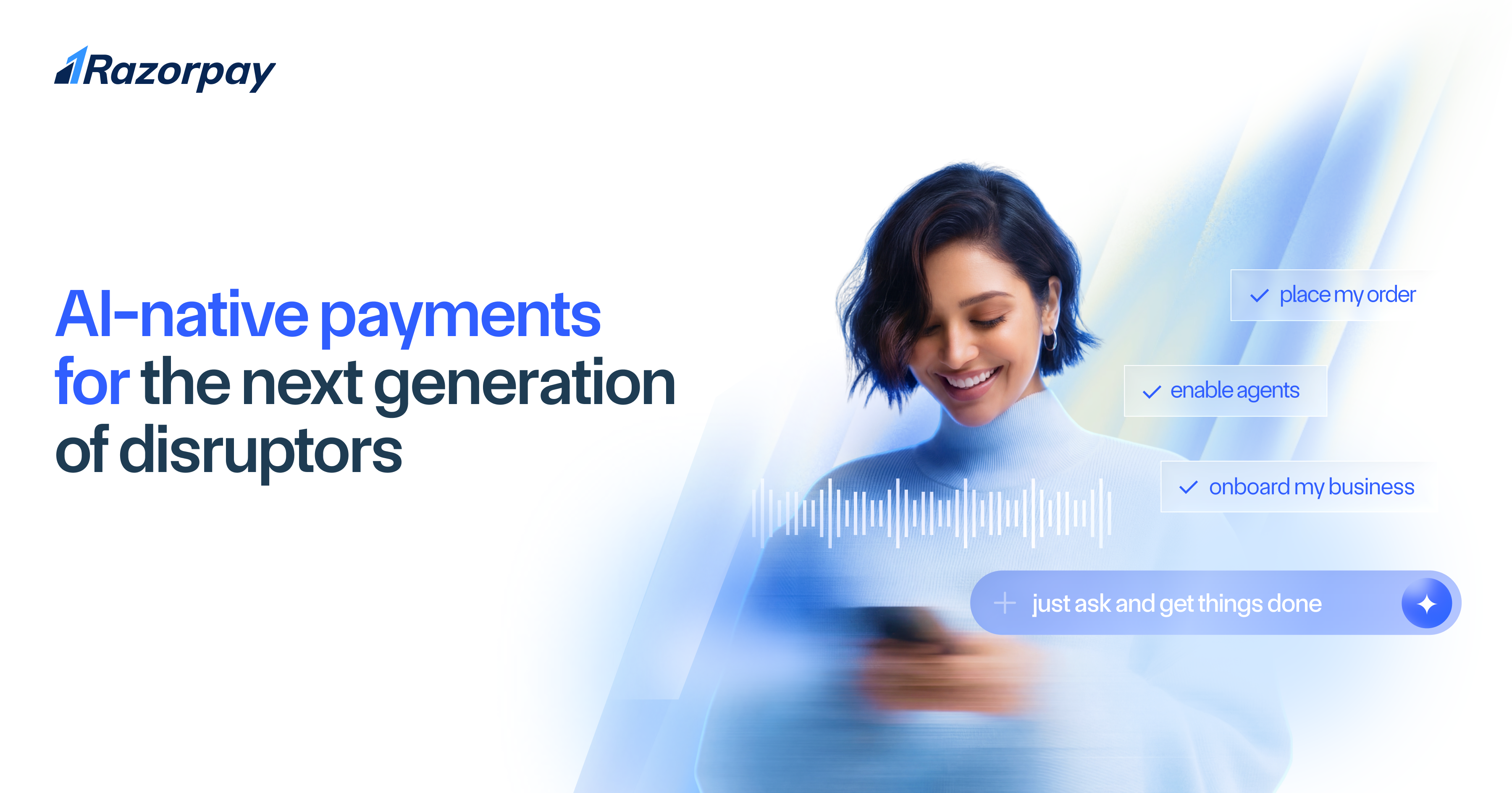 Razorpay homepage showcasing payments products built with Framer