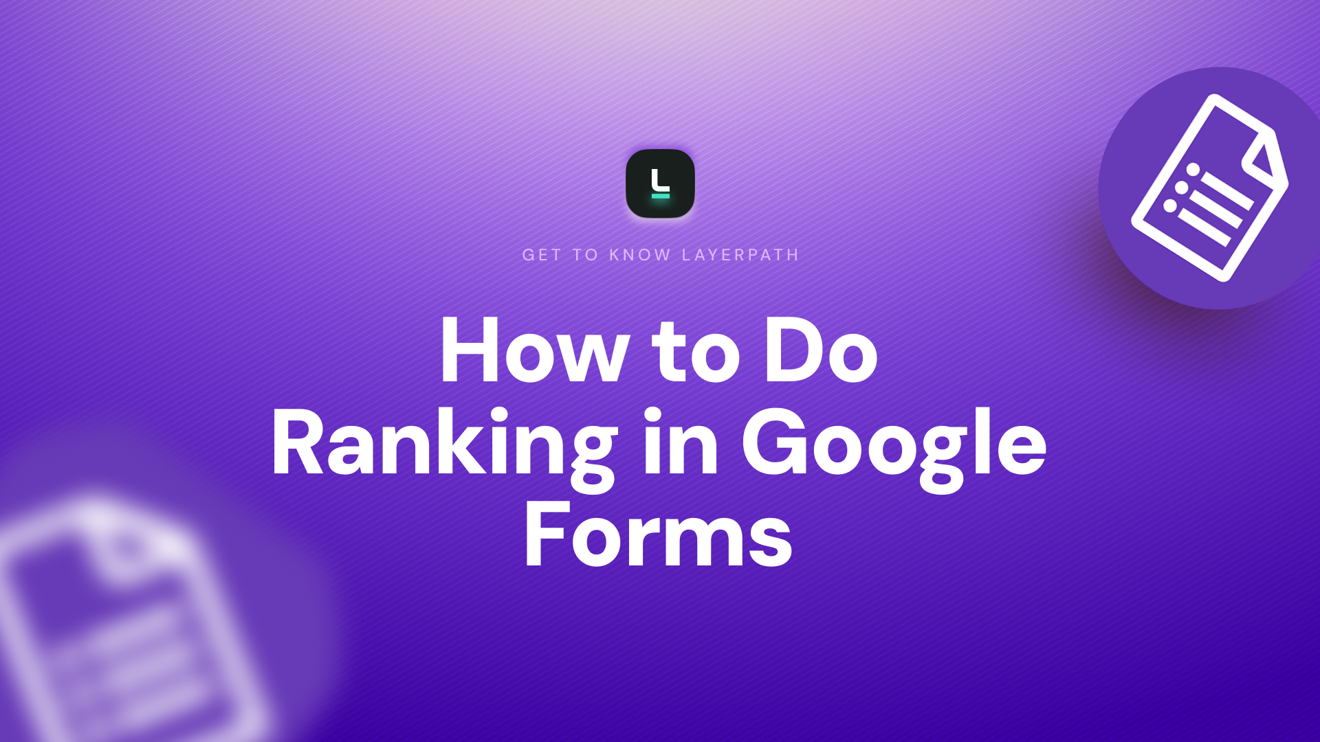 Form Ranking Example How to Do Ranking in Google Forms