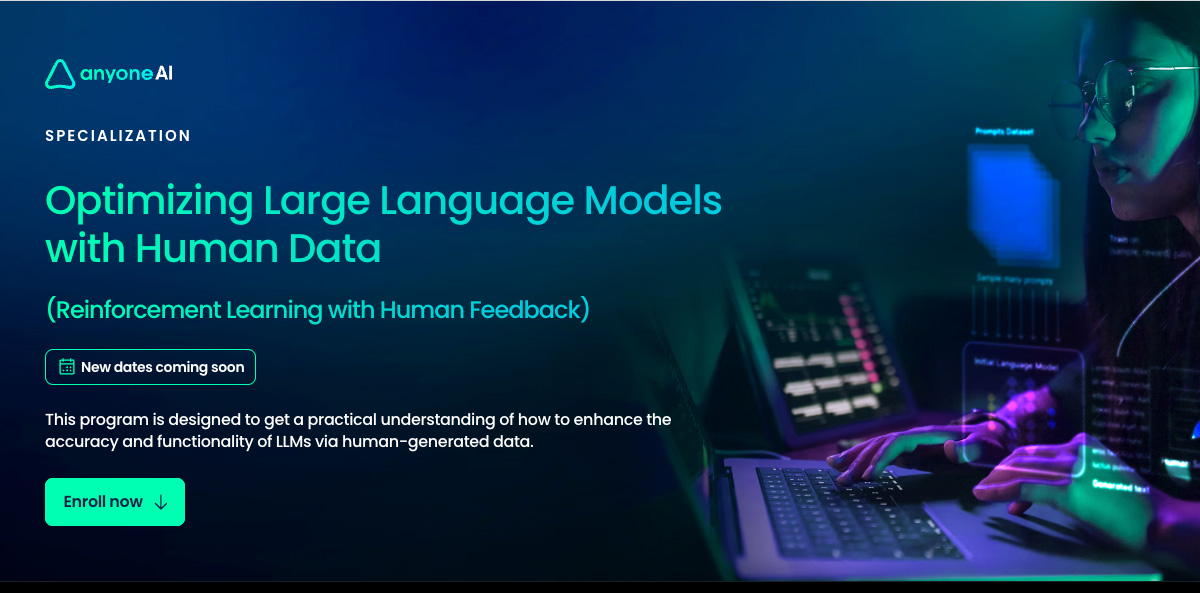 Optimizing Large Language Models with Human Data