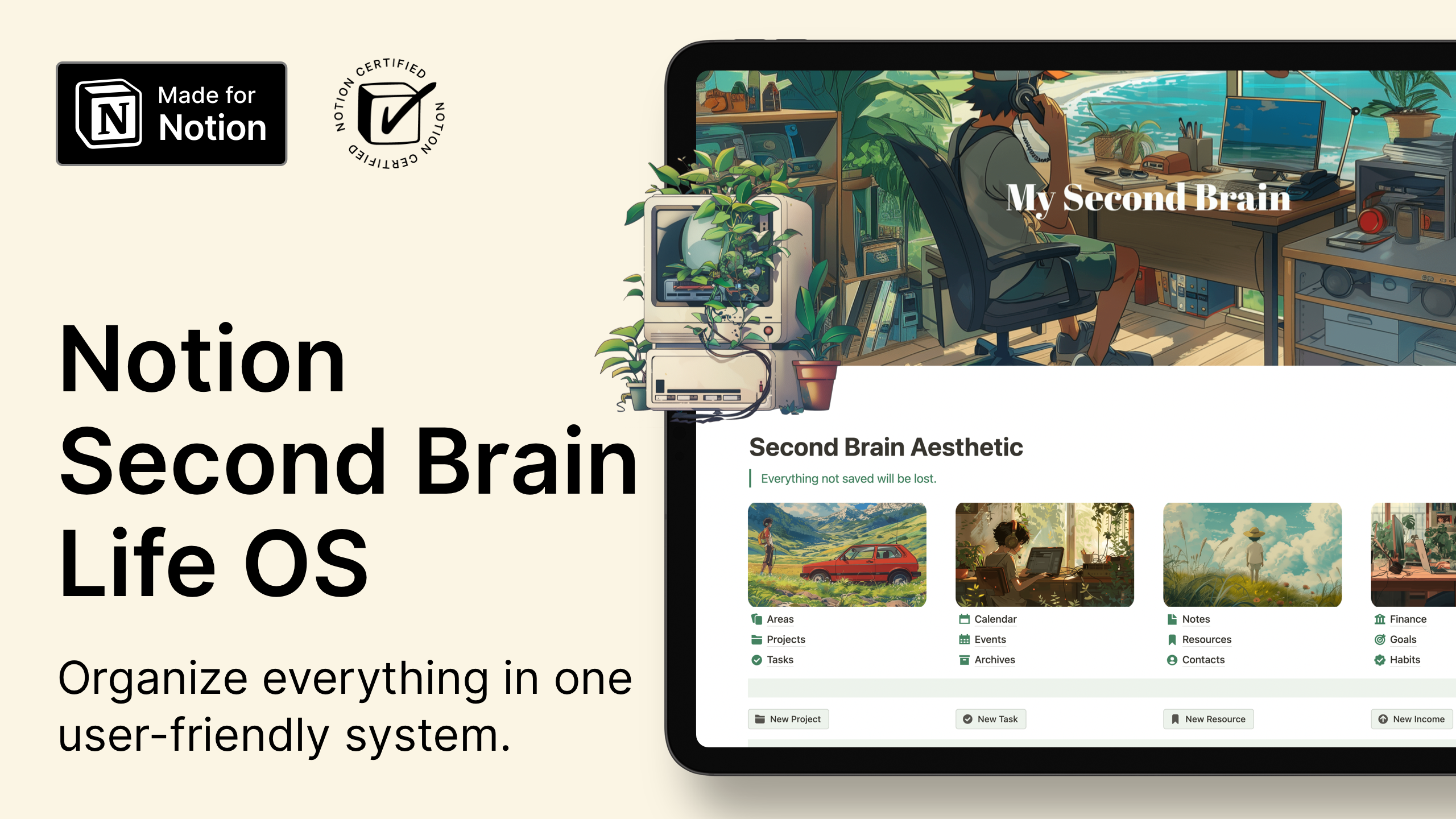 Notion Second Brain Life OS @ Solt Wagner