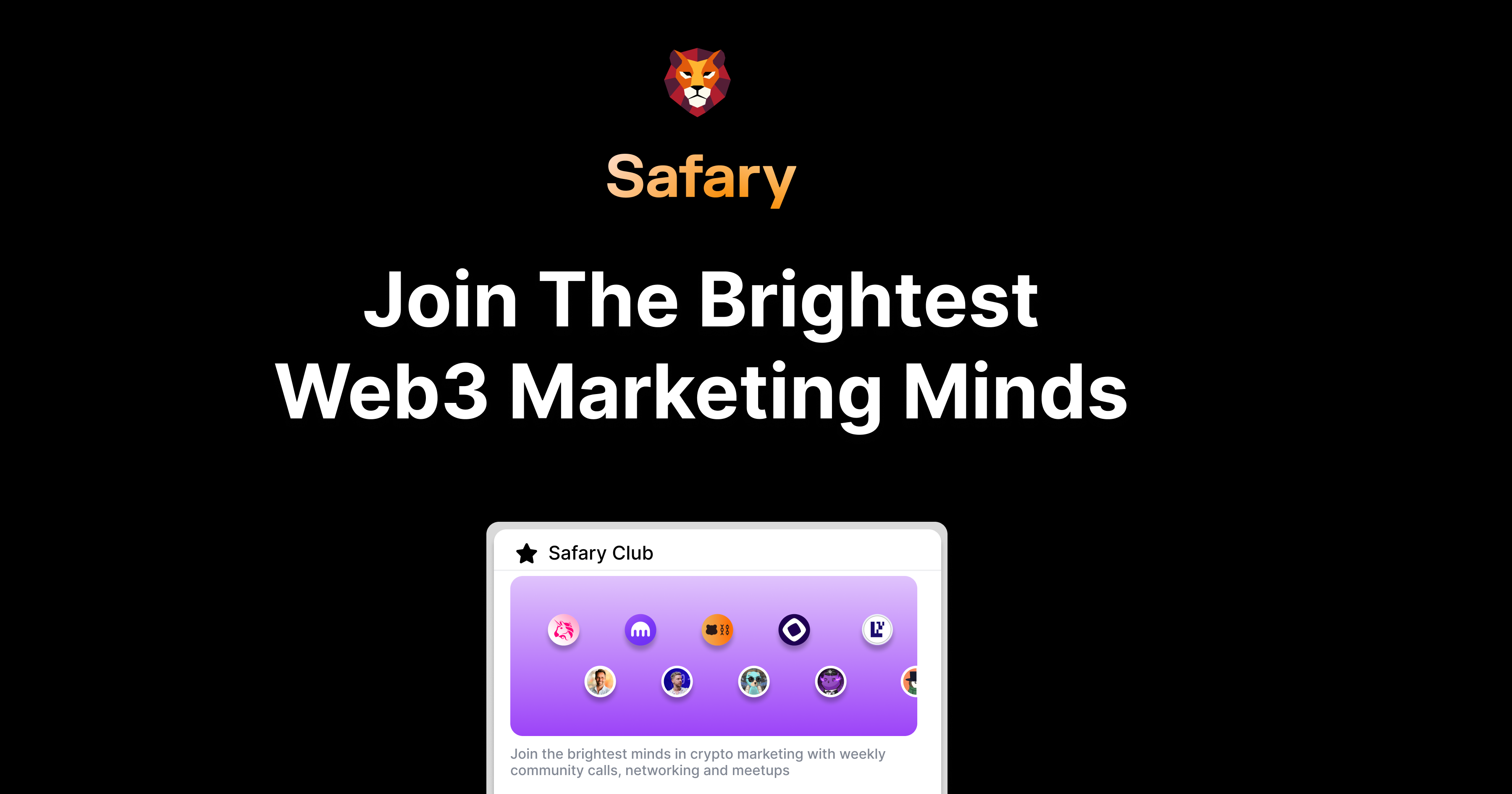 Safary - The First Web3 Growth Community