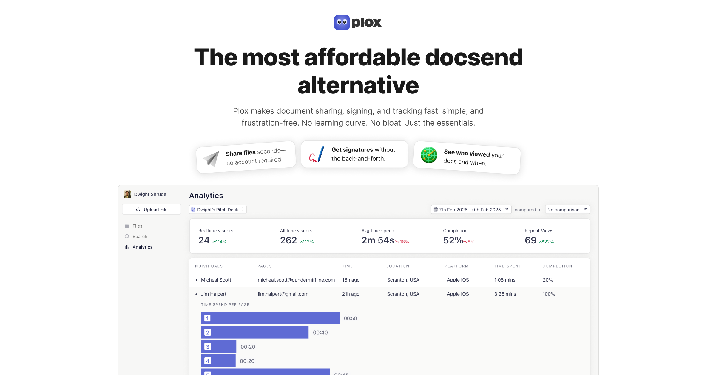 Screenshot of Plox