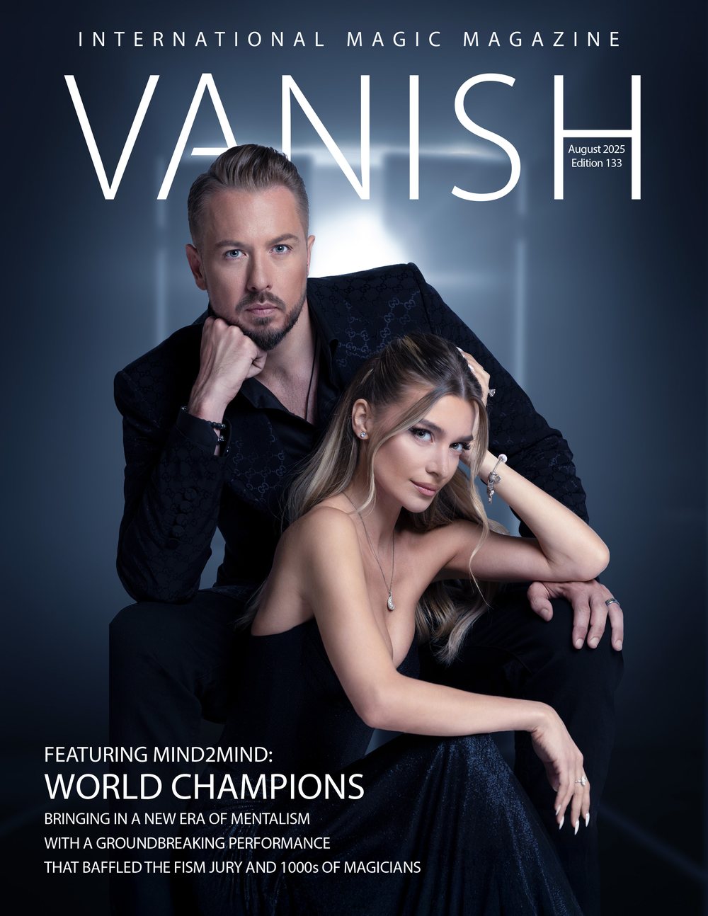 Vanish International Magic Magazine cover featuring Mind2Mind, World Champions