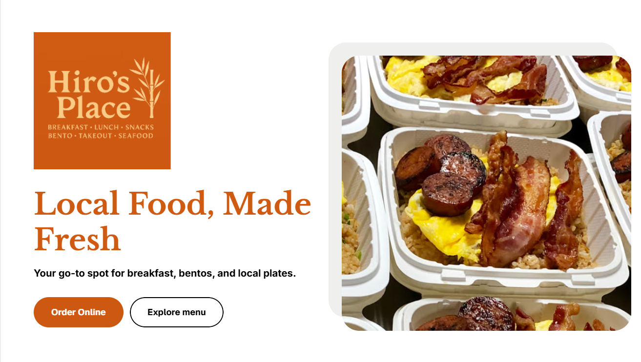 Hiro's Place - Catering in Hilo