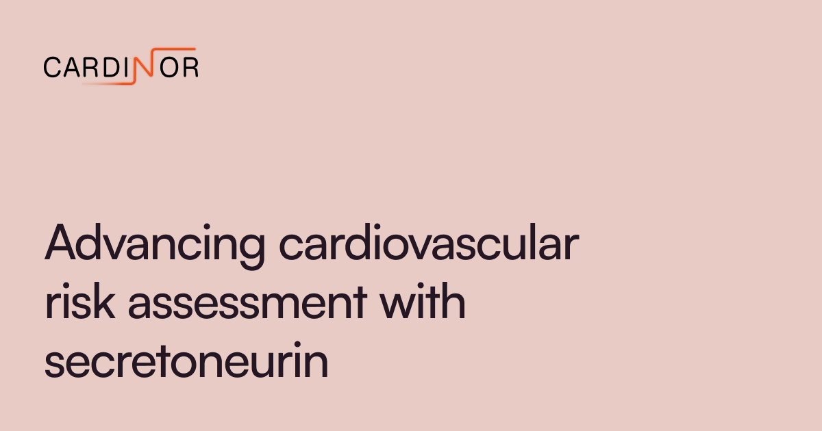 Cardeneuron Inj Cardinor – Advancing cardiovascular risk assessment with secretoneurin