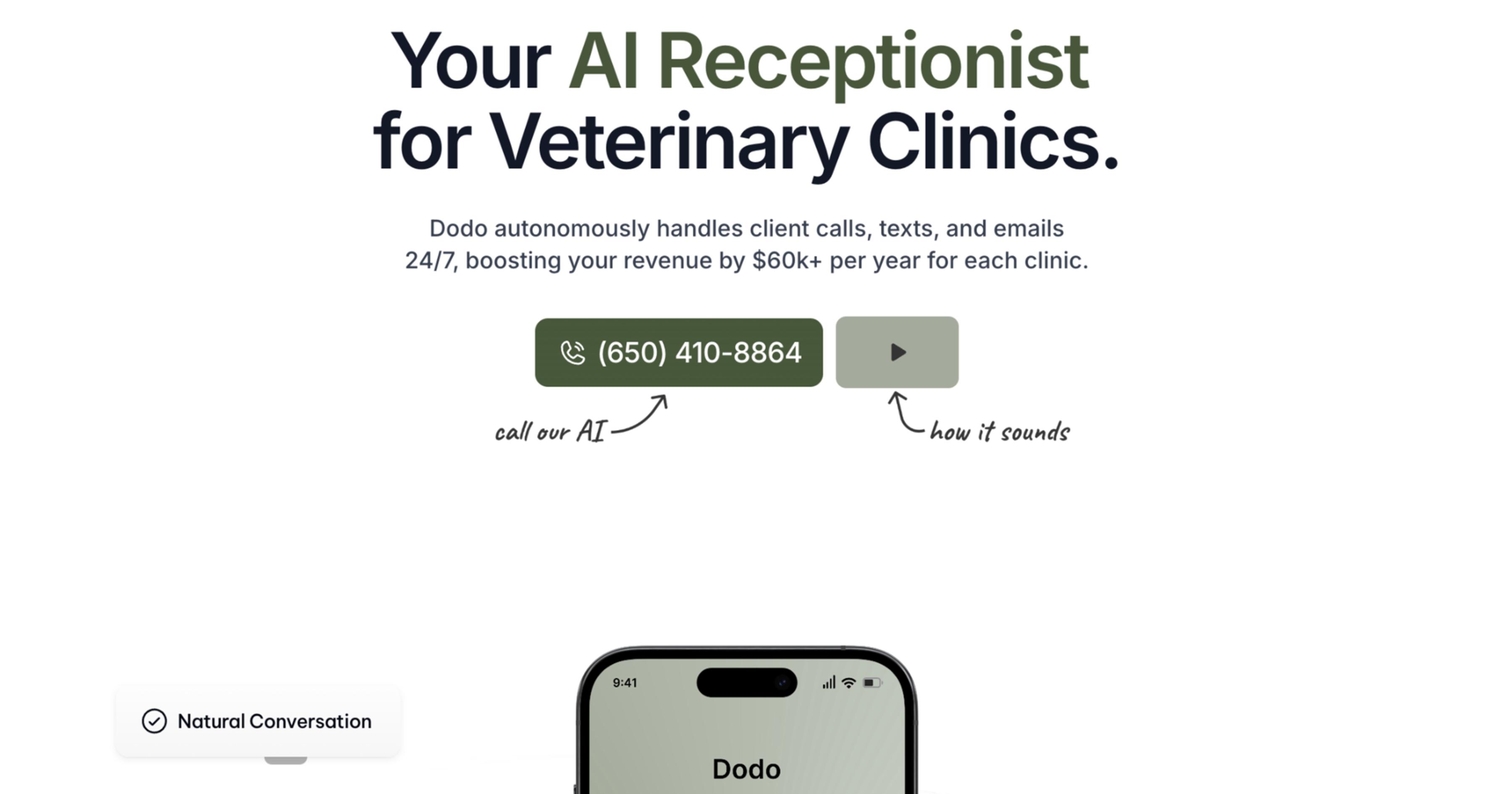 Dodo - Veterinary AI Receptionist logo