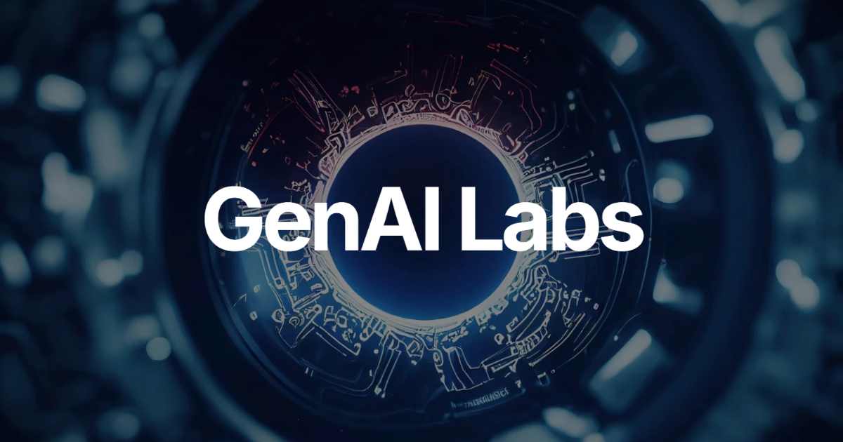 GenAI Labs | 생성형 AI를 통한 비즈니스 혁신