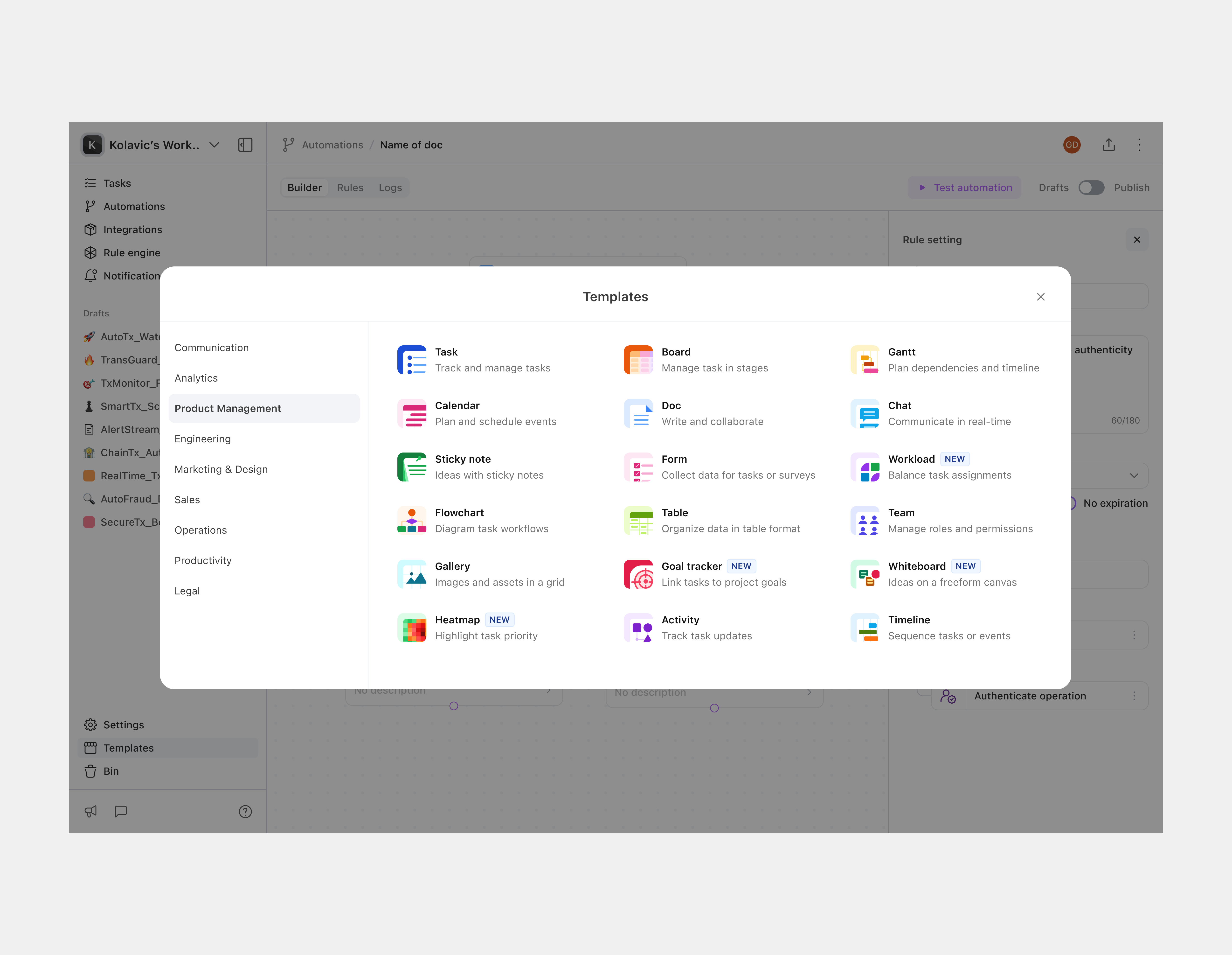 Templates for PM Workflow - Illustrations 