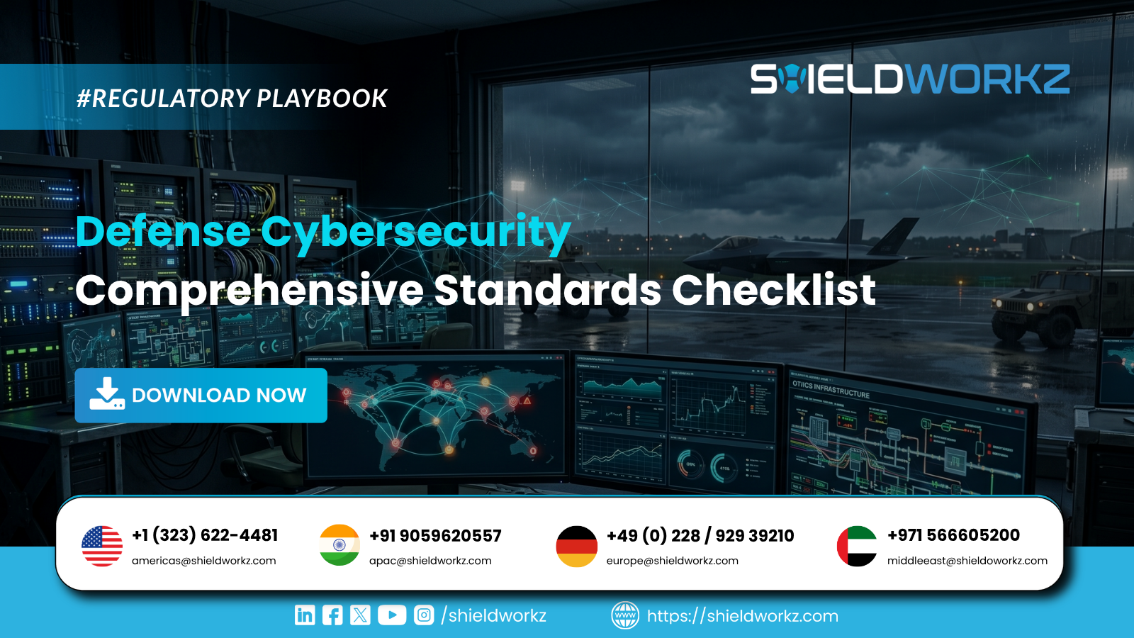 Defense Cybersecurity Standards Checklist | OT/ICS Security | Shieldworkz