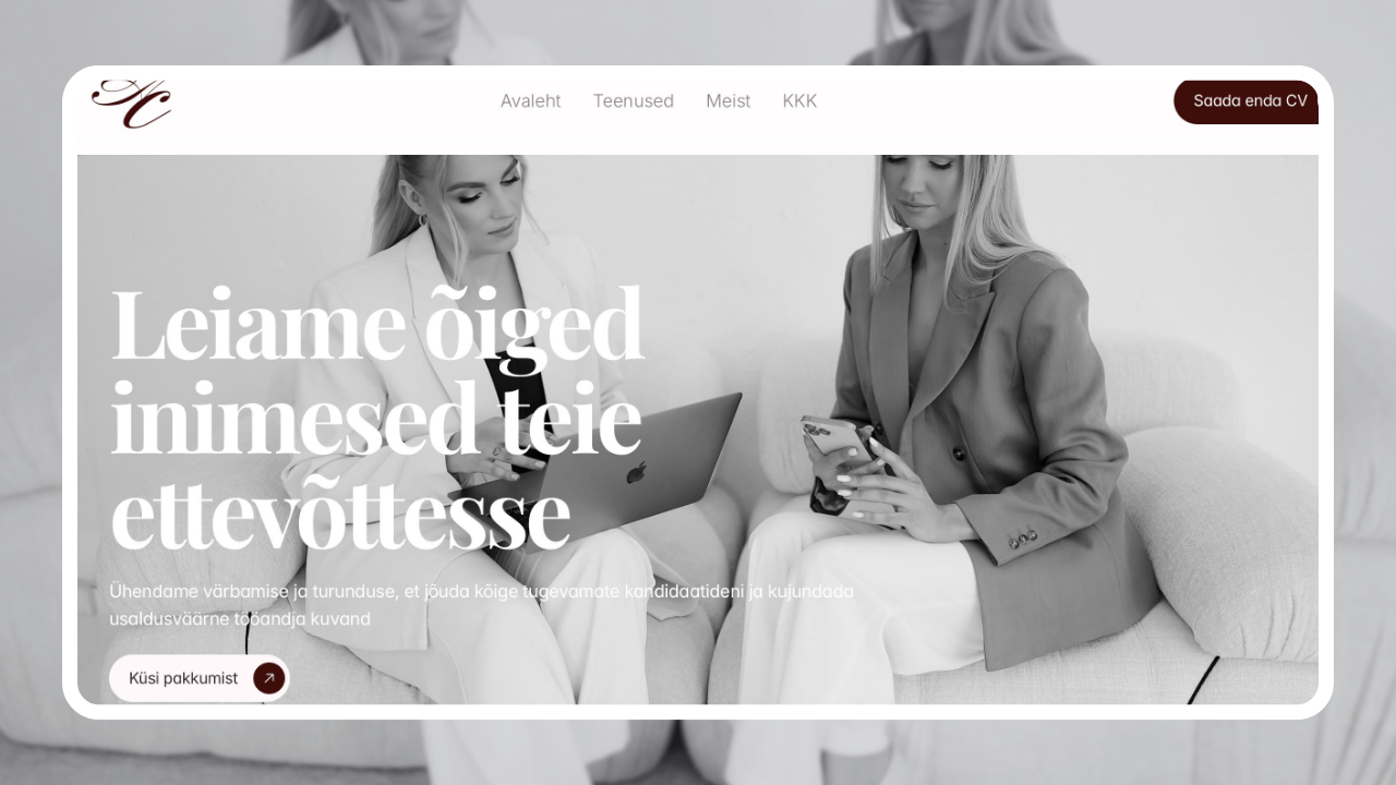 A&C Solutions - Recruitment Agency website homepage built with Framer
