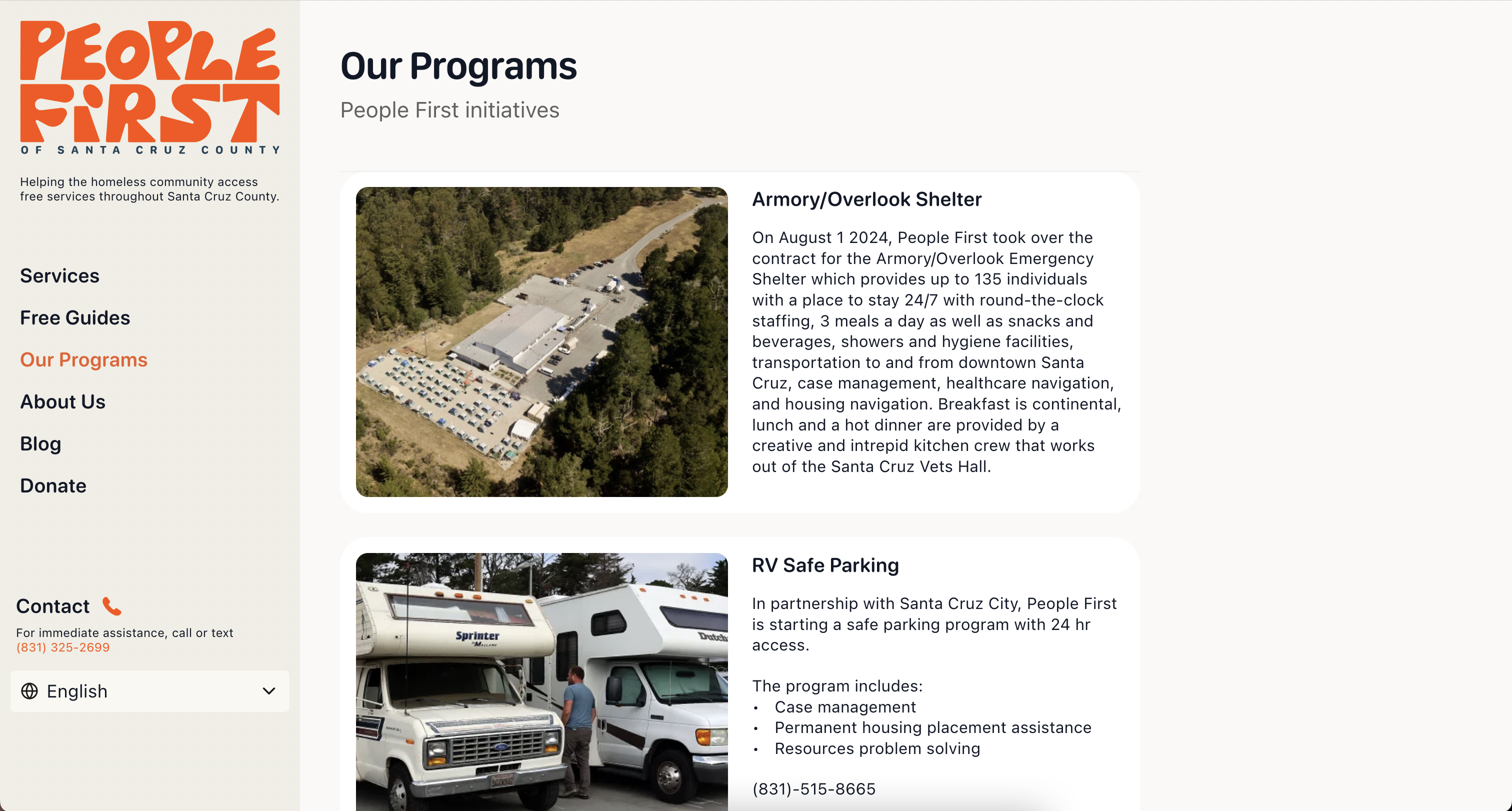 Programs - People First