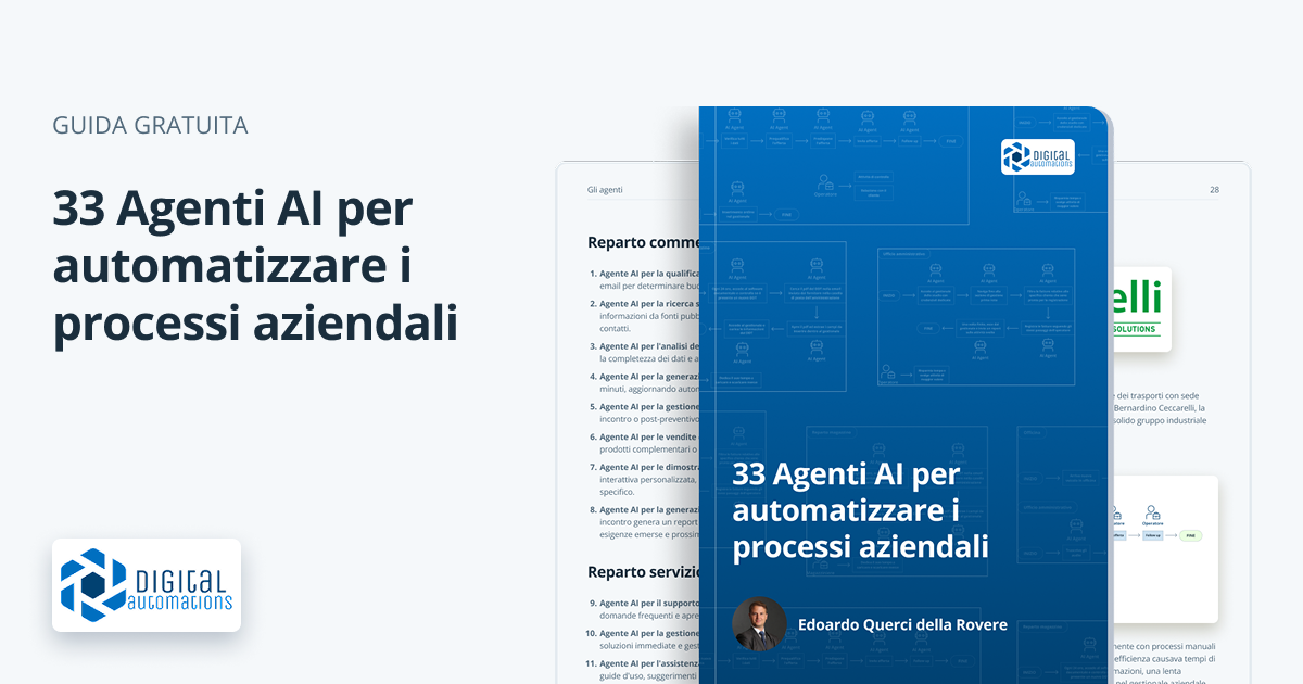 33 Agenti AI per PMI: Guida Gratuita all'Automazione Aziendale