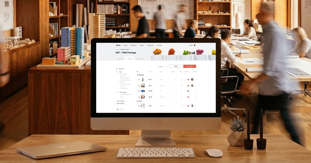 Interior Design Specification Software Features | Room-Based Workflow ...