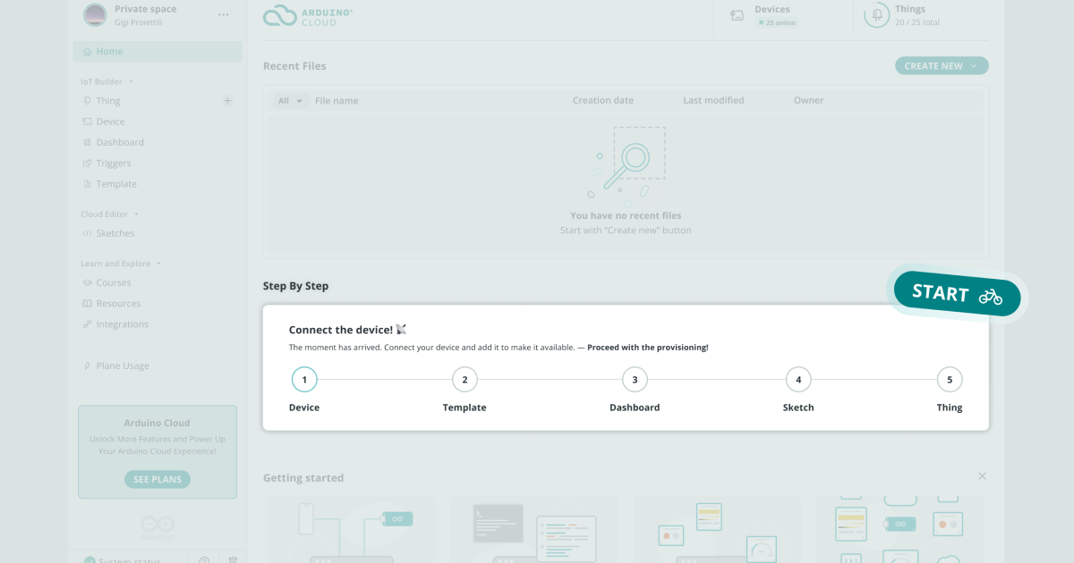 Arduino Cloud Step by Step — Alessandro Roasio
