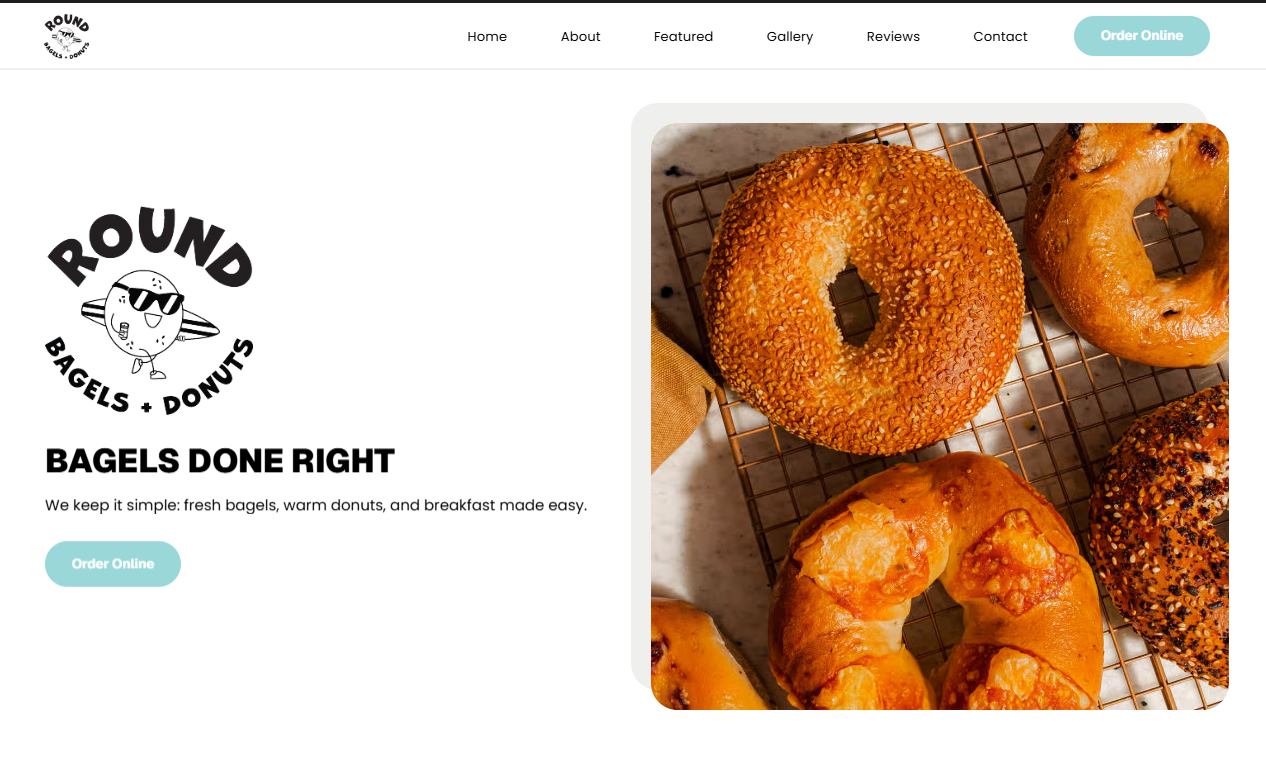 Round Bagels & Donuts cover