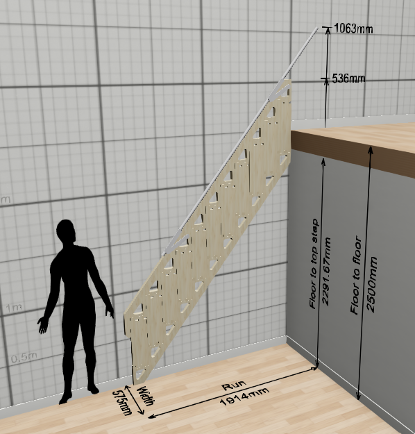 Design Your Folding Staircase or Ladder | Bcompact Configurator