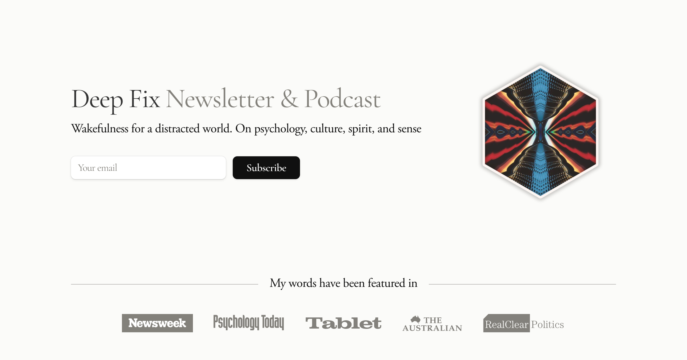 Deep Fix Newsletter & Podcast | Alex Olshonsky