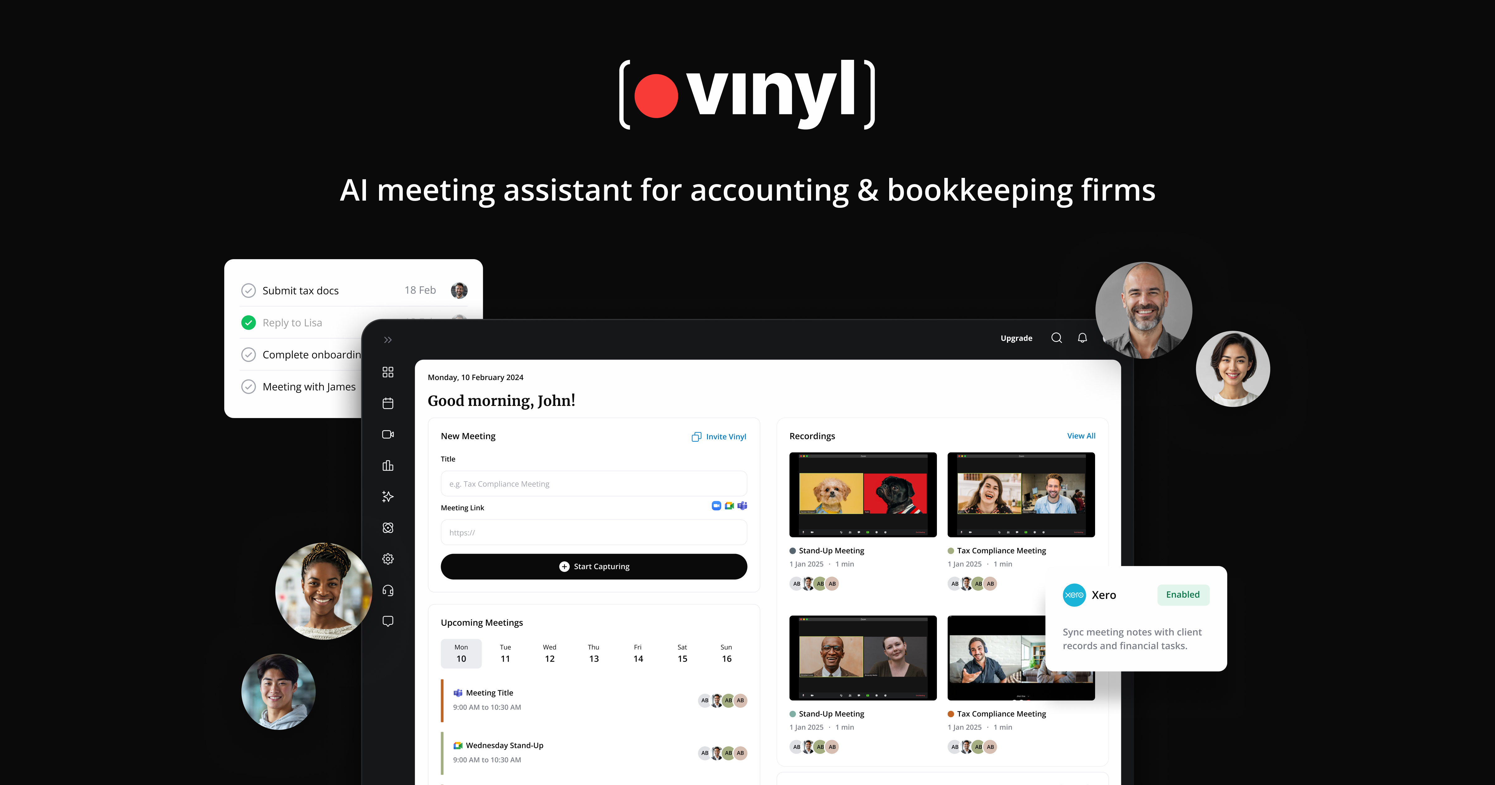 Vinyl Ai Meeting Notes Software AI Meeting Assistant For Accounting & Bookkeeping Firms | Vinyl