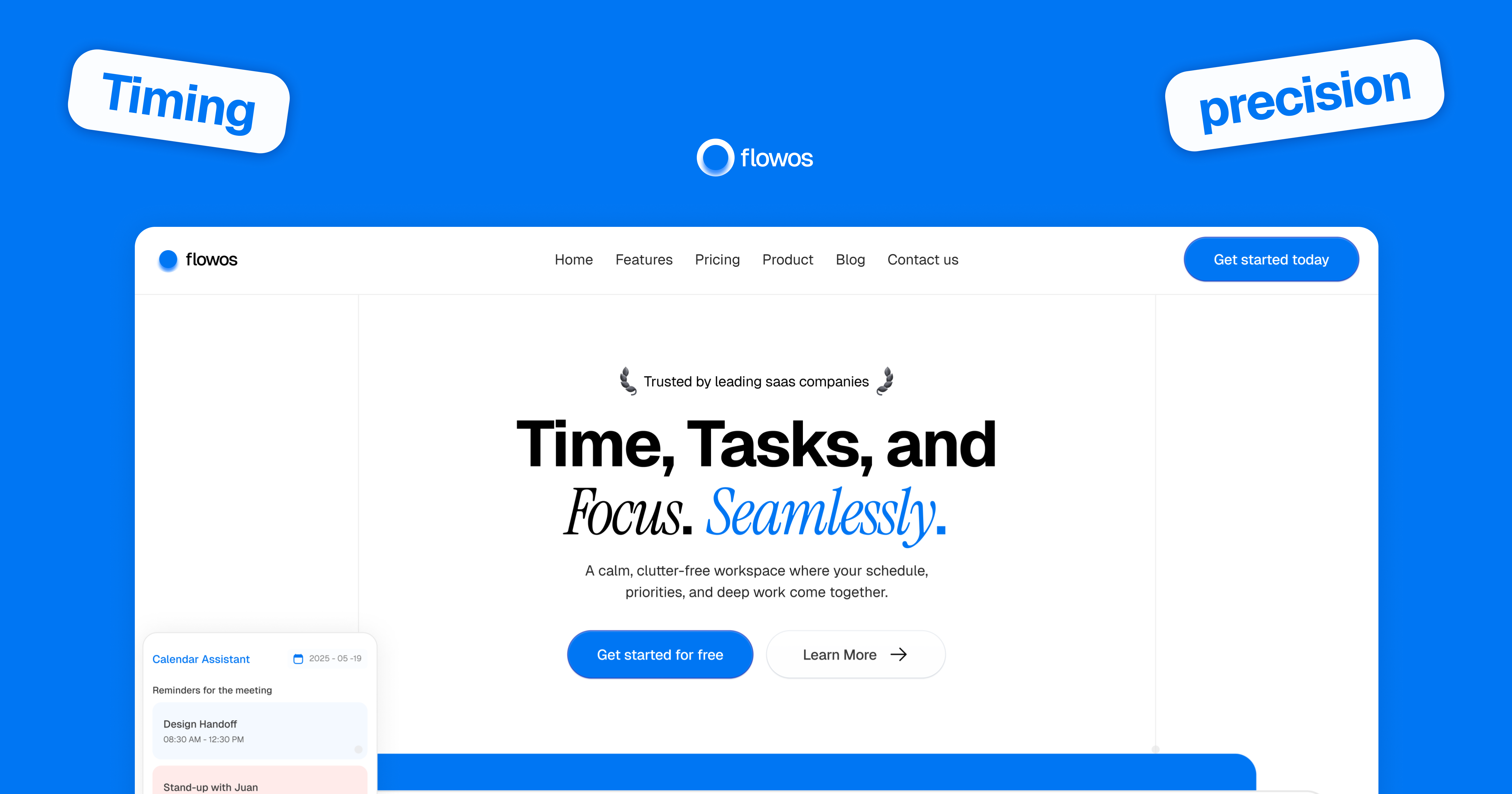 Flowos Visual Guide Home | FlowOS