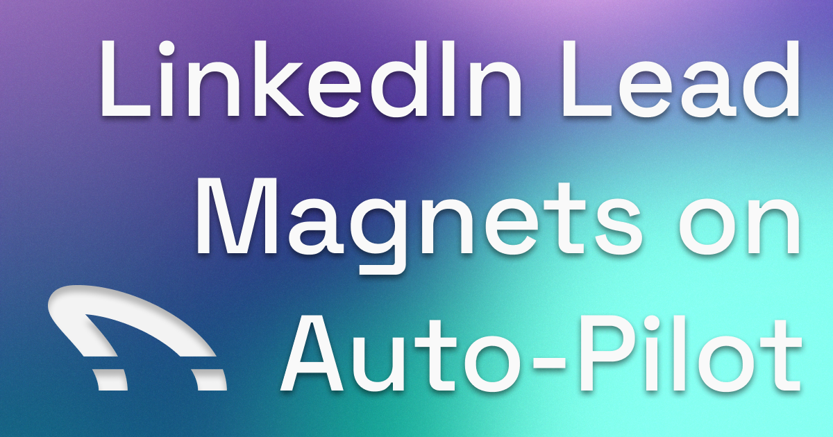 LeadShark 🦈 Lead Magnets on Auto-Pilot | LinkedIn Automation