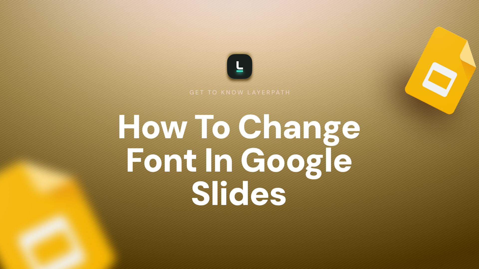 How To Change Font In Google Slides