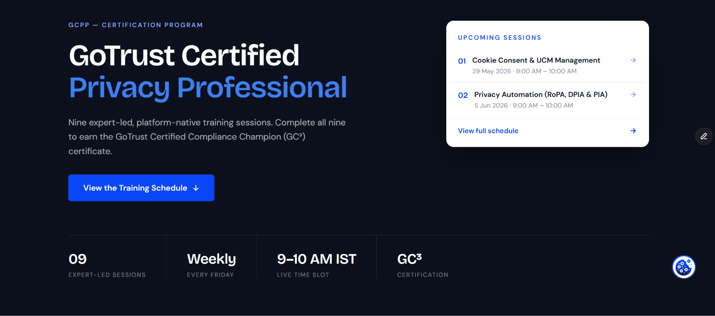 Gcpp Leader GCPP Certification | GoTrust Certified Privacy Professional