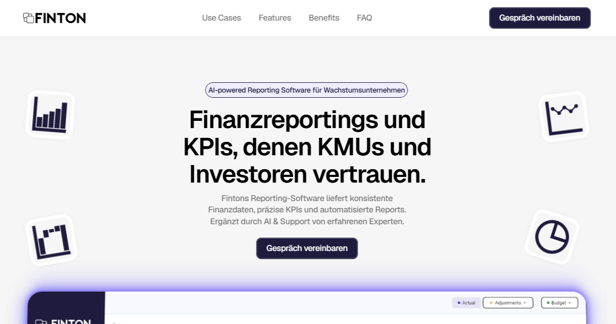 Finton Finton - AI-powered Reporting Software