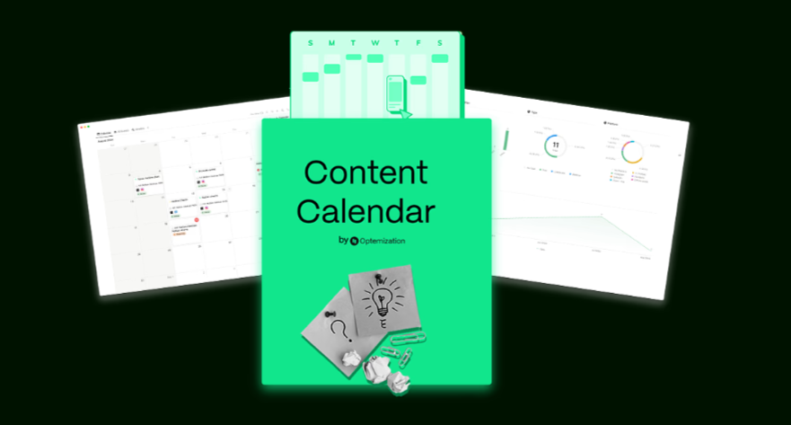 Notion content calendar template