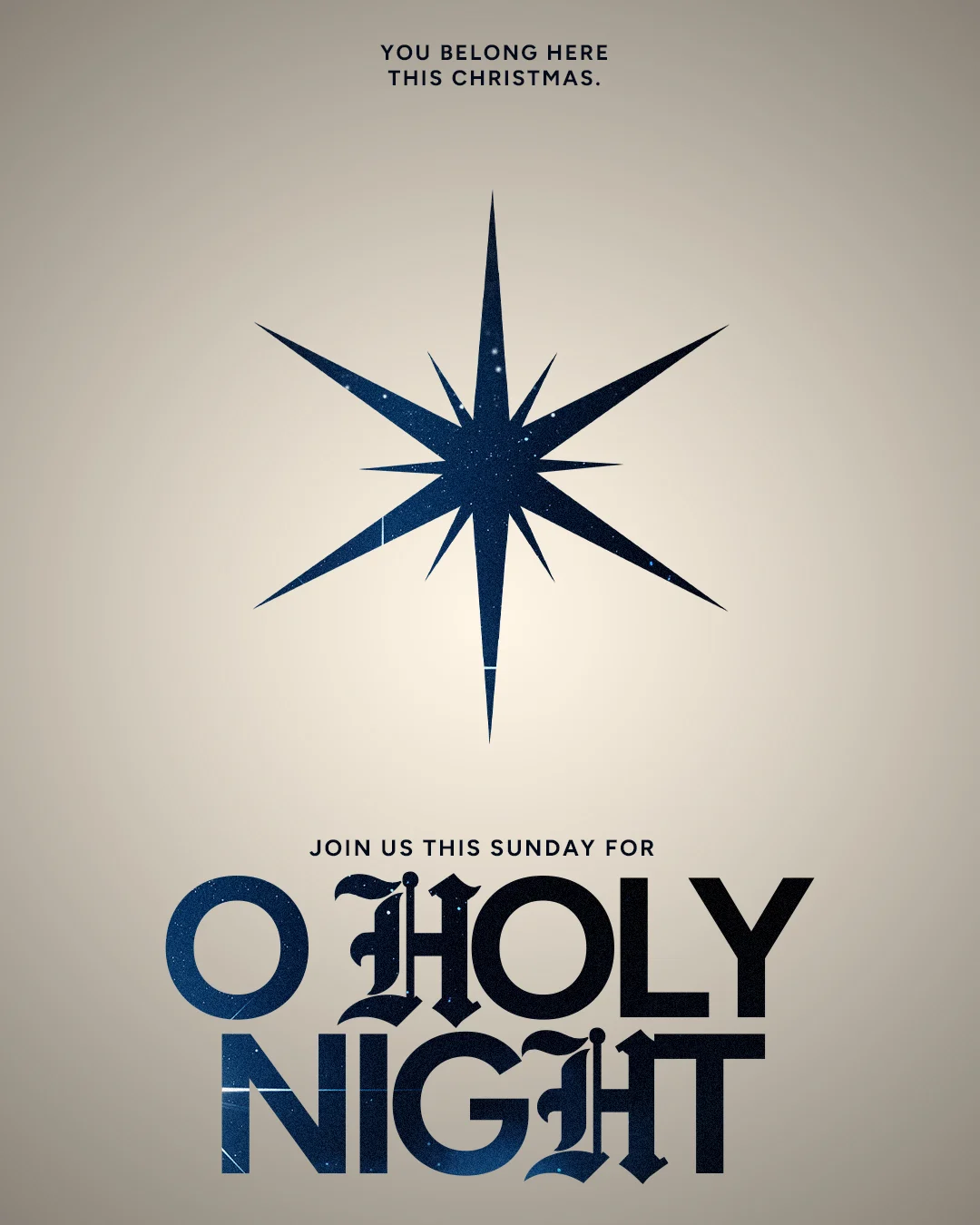 O Holy Night — invite