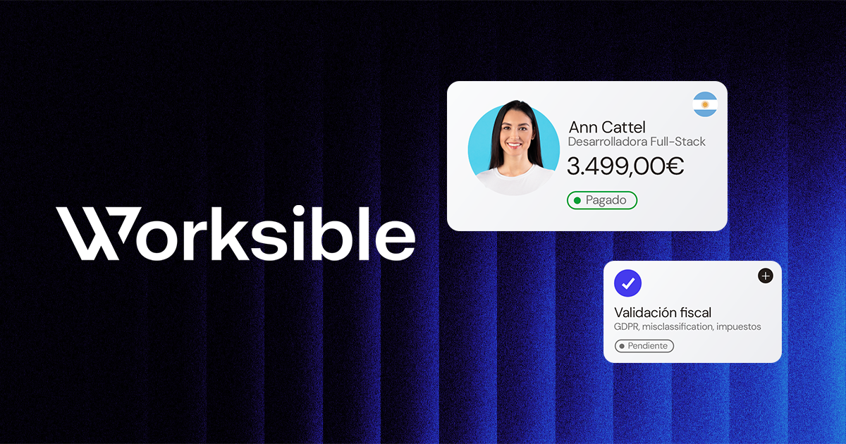Gestión y compliance de talento freelance global | Worksible