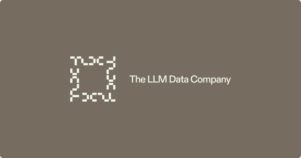 The LLM Data Company